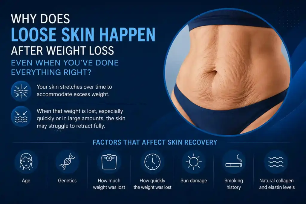 Why Does Loose Skin Happen After Weight Loss Even When You’ve Done Everything Right Merthyr Tydfil?